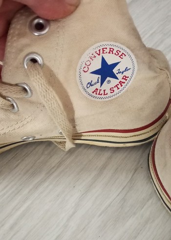 Bej Kadın Günlük Spor Ayakkabı converse - Görsel 2
