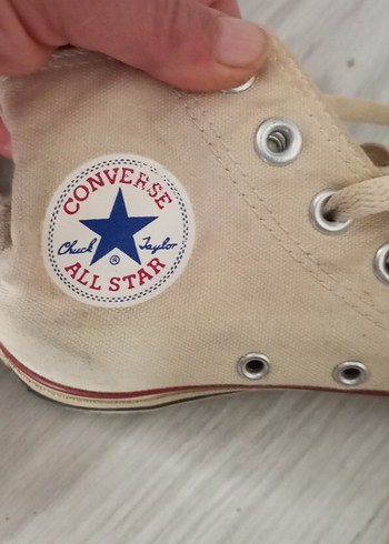 Bej Kadın Günlük Spor Ayakkabı converse - Görsel 4