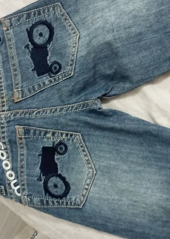 Kot Pantolon ve uzun kollu ekose gömlek takım erkek çocuk - Görsel 6