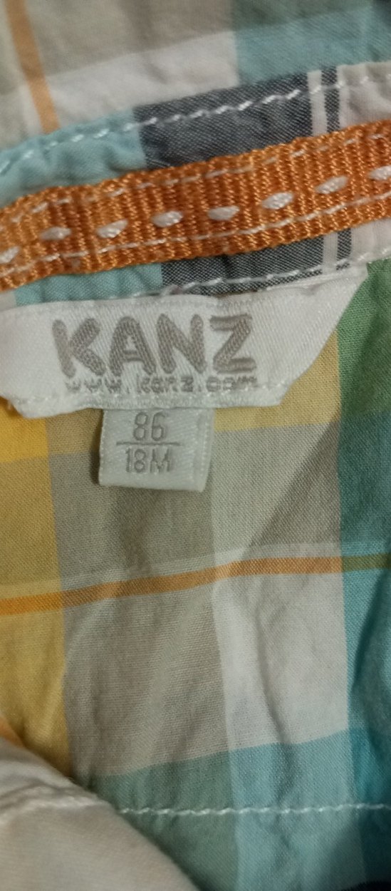 Kot Pantolon ve uzun kollu ekose gömlek takım erkek çocuk - Görsel 4