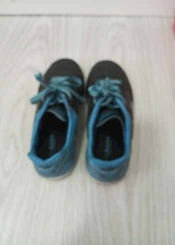 Erkek Siyah-Mavi Elastik Futbol Ayakkabısıhalı saha ayakkabısı - Görsel 2