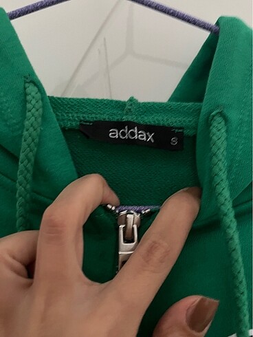xs Beden addax kapşonlu crop