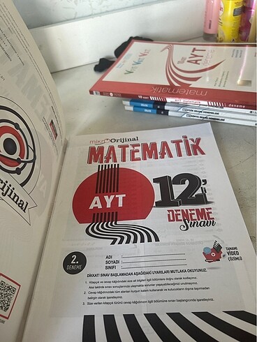 Orijinal yayınları Ayt matematik deneme