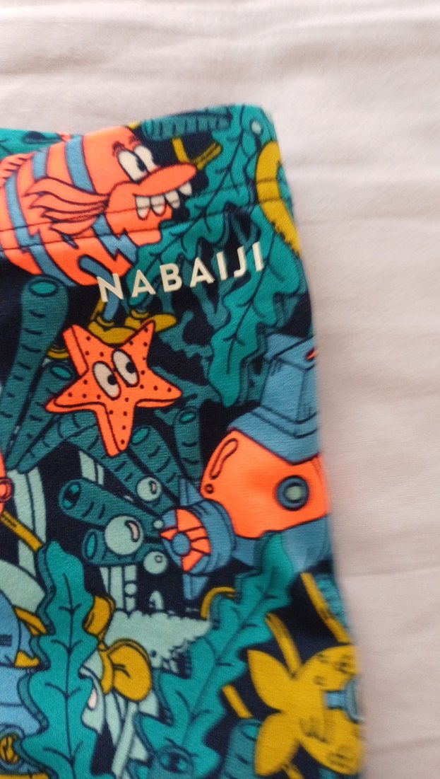 Renkli Baskılı Erkek Çocuk Mayo Şortu - Görsel 2