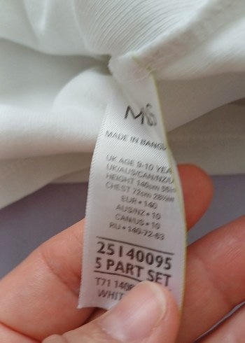 10 Yaş Beden beyaz Renk Beyaz Erkek Çocuk Atlet 3'lü Paket