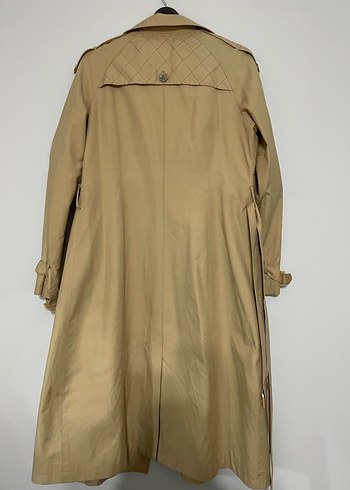 Camel Kemerli Kadın Trençkot - Görsel 4