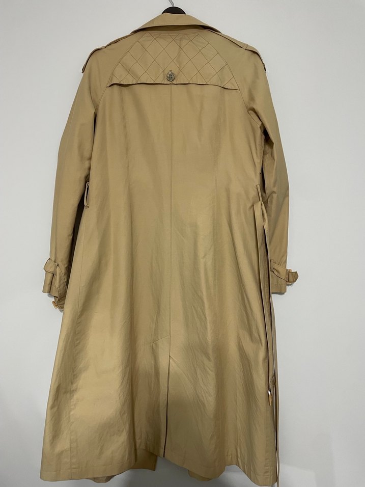 Camel Kemerli Kadın Trençkot - Görsel 4