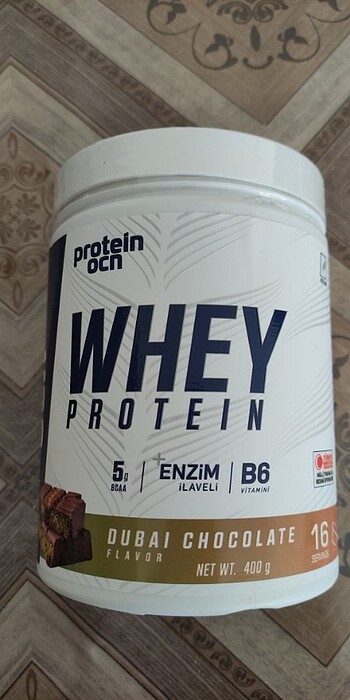 Diğer Dubai Çikolatasi Aromalı Whey Protein Tozu
