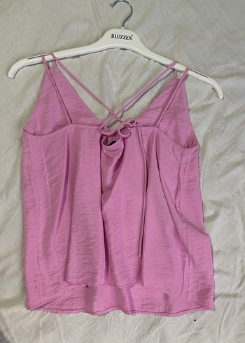 Pembe V Yakalı Salaş Kadın Atlet - Görsel 2