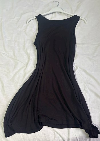 Siyah Drapeli Uzun Abiye Elbise - Görsel 3