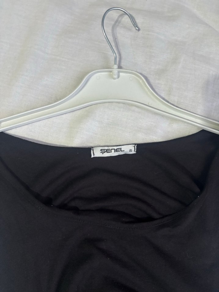 Siyah Drapeli Uzun Abiye Elbise - Görsel 2