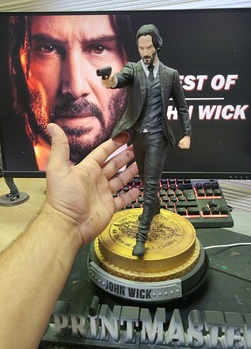  Beden Renk John wick #figur