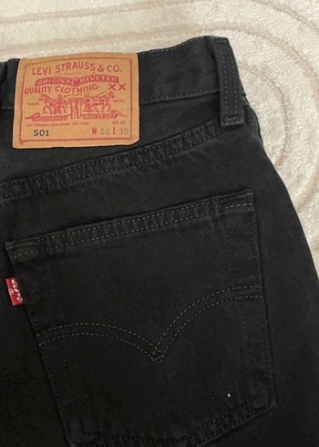 Düğmeli Kahverengi Kadın Kot Pantolon - Görsel 2