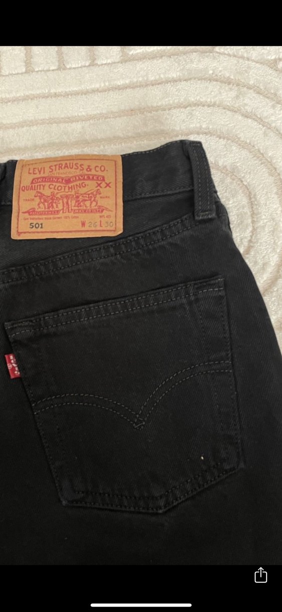 Düğmeli Kahverengi Kadın Kot Pantolon - Görsel 2