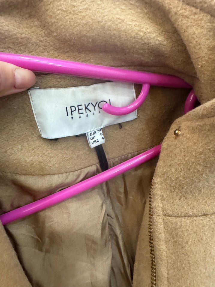 Bej Süet Midi ipekyol - Görsel 3