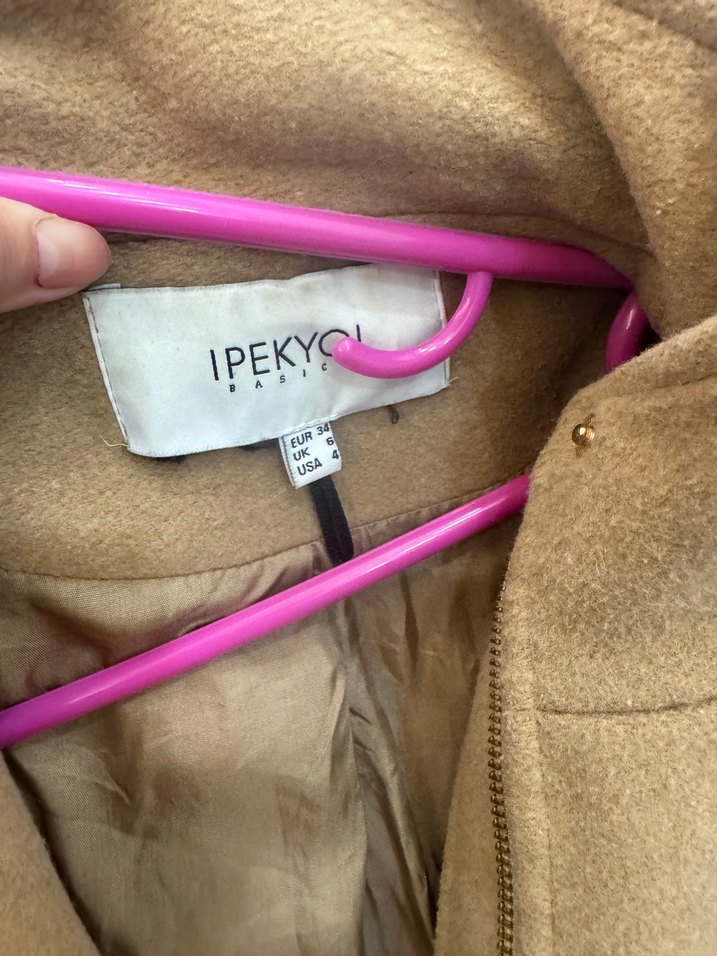 Bej Süet Midi ipekyol - Görsel 2