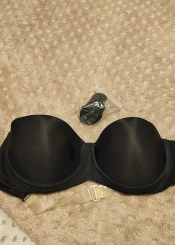 Siyah Destekli Midi Sütyen - Görsel 3