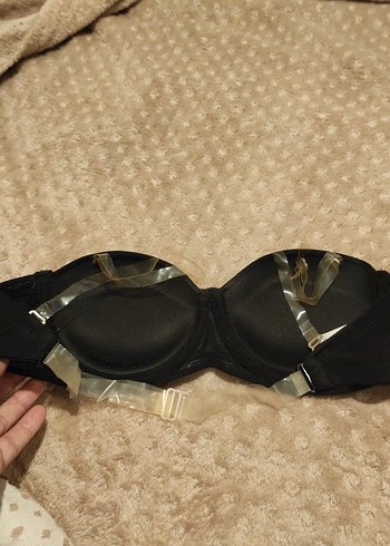 Siyah Destekli Midi Sütyen - Görsel 2