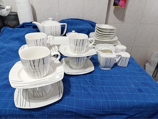 6 kişilik kahvaltı takımı 40 parça
