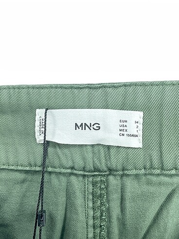 34 Beden yeşil Renk Mango Jean / Kot %70 İndirimli.