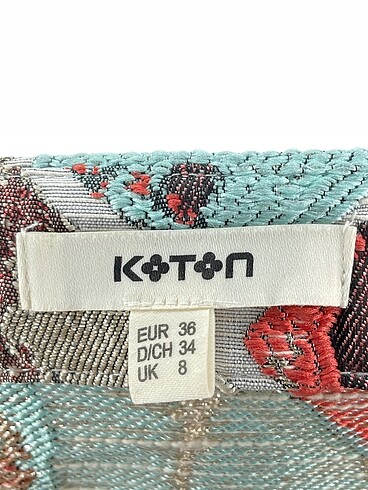 36 Beden çeşitli Renk Koton Mini Etek %70 İndirimli.