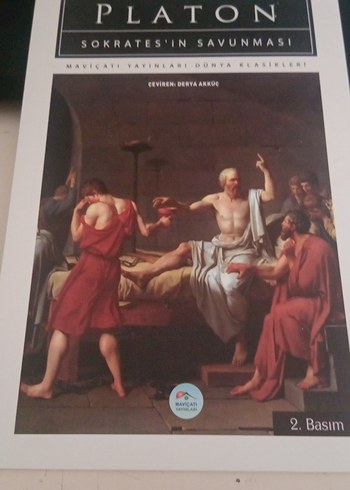 Platon - Sokrates'in Savunması Kitabı