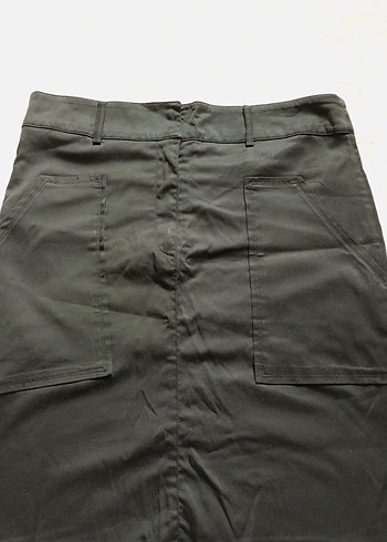 Siyah Midi Hamile Eteği - Görsel 5