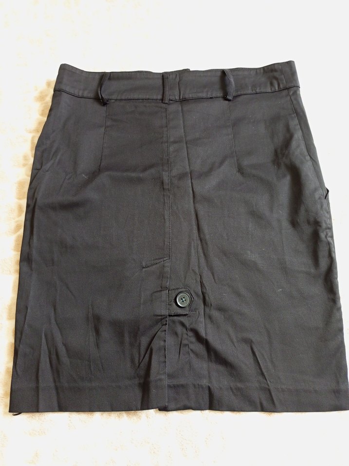 Siyah Midi Hamile Eteği - Görsel 3