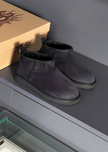 Ugg Ugg Siyah Süet Kadın Dolgu Topuk Bot