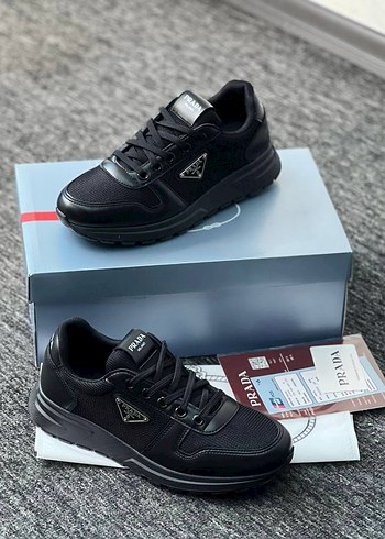 41 Beden siyah Renk Siyah PRADA Spor Ayakkabı