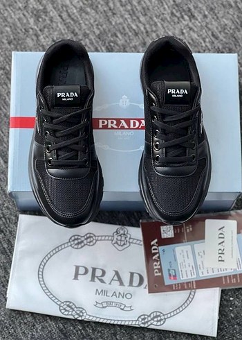 41 Beden Siyah PRADA Spor Ayakkabı