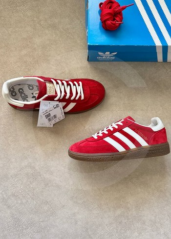 Adidas Adidas Kırmızı Süet Spor Ayakkabı