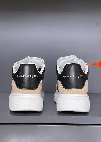 Siyah Beyaz Bağcıklı Erkek Spor Ayakkabı - Görsel 2