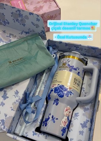 Stanley Pembe Çiçekli Çocuk Termosu - Görsel 3