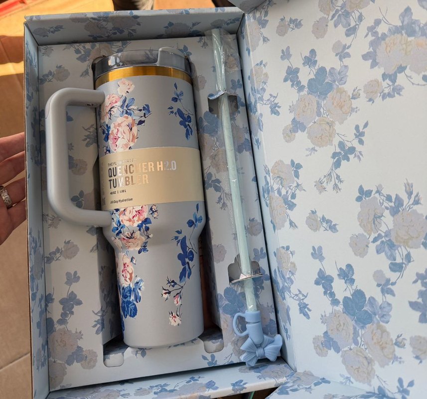 Stanley Pembe Çiçekli Çocuk Termosu - Görsel 2