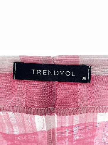 36 Beden pembe Renk Trendyol & Milla Kısa Salopet %70 İndirimli.
