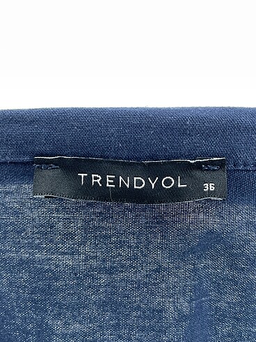 36 Beden lacivert Renk Trendyol & Milla Uzun Tulum %70 İndirimli.