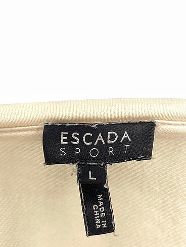 l Beden beyaz Renk Escada Sweatshirt %70 İndirimli.