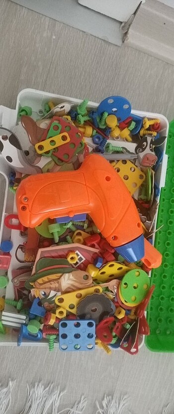 Beden Renk Birlik Oyuncak Eğitici Matkap Seti hayvanlar