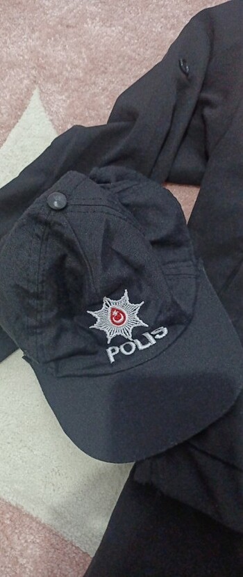 4 Yaş Beden Polis Kostümü 3-6 yaş