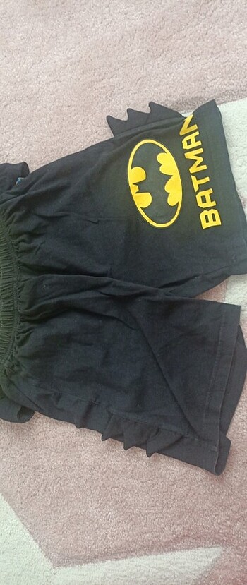 7 Yaş Beden siyah Renk Batman kostümü 6-7-8-9 yaş