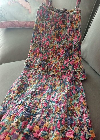 Zara askılı elbise - Görsel 8