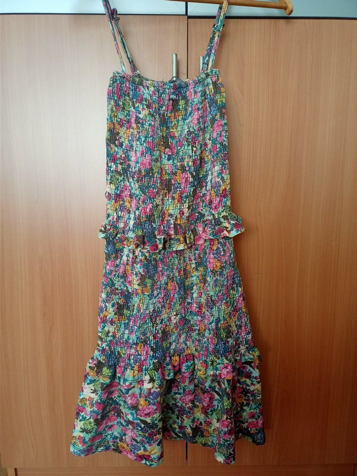 Zara askılı elbise - Görsel 4