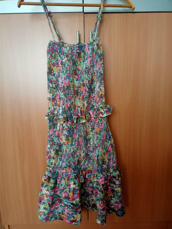 Zara askılı elbise - Görsel 2