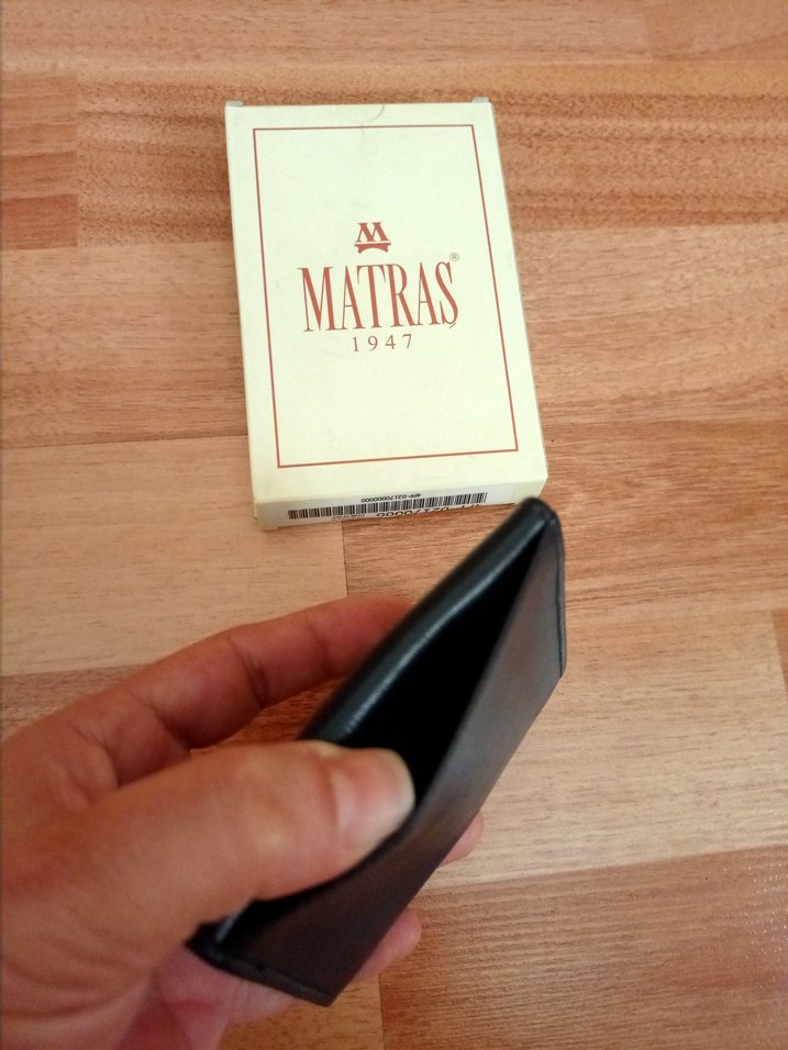 Matraş unisex deri kartlık - Görsel 5