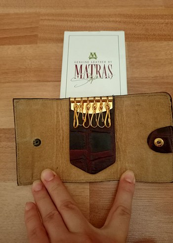 Matraş hakiki deri çoklu anahtarlık - Görsel 3