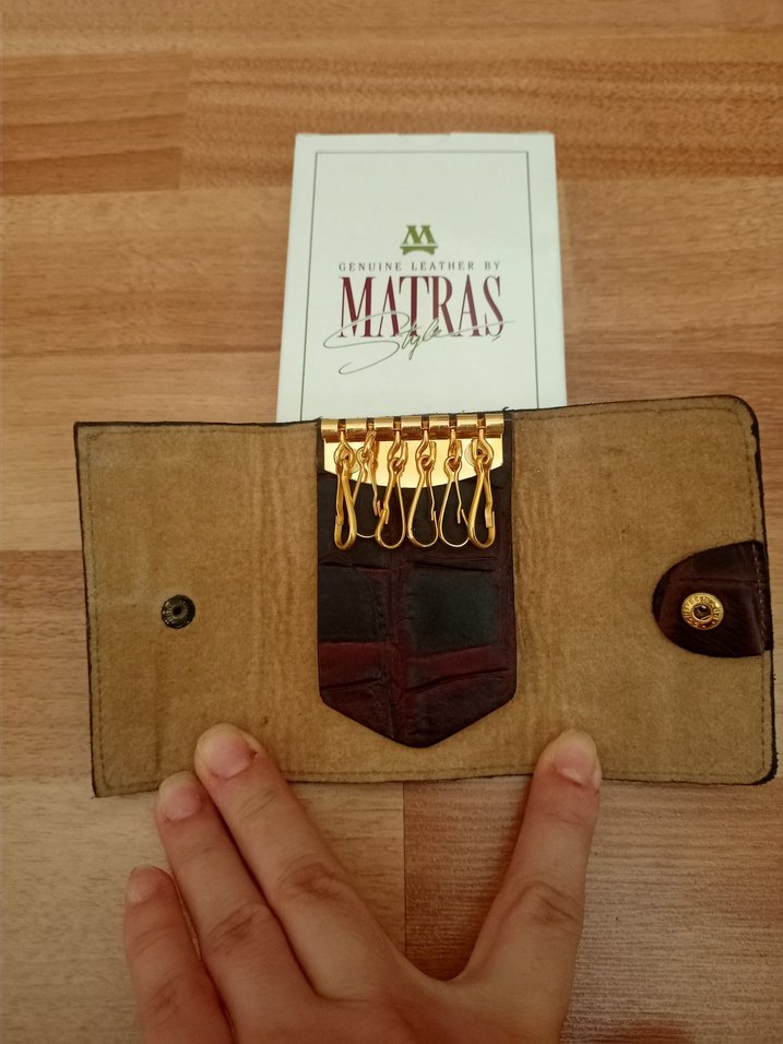 Matraş hakiki deri çoklu anahtarlık - Görsel 3