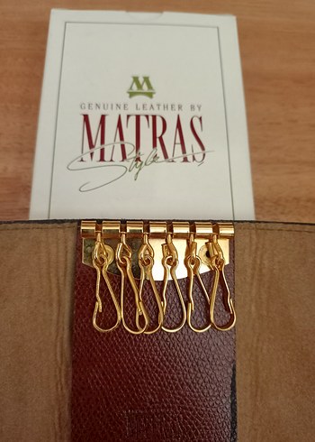 Matraş hakiki deri çoklu anahtarlık - Görsel 4