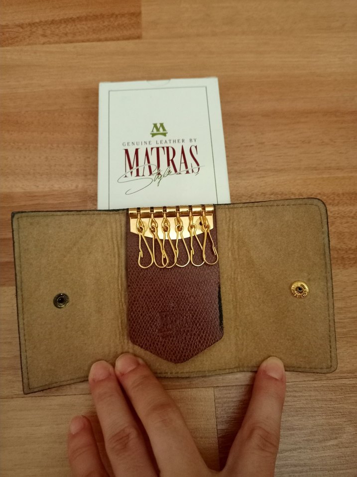 Matraş hakiki deri çoklu anahtarlık - Görsel 3