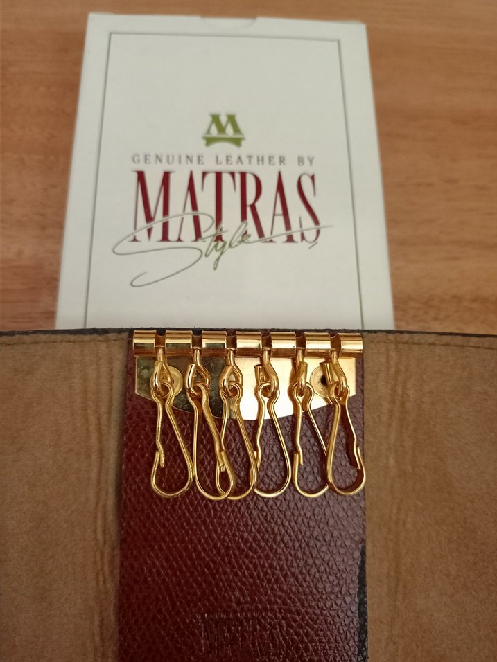 Matraş hakiki deri çoklu anahtarlık - Görsel 4